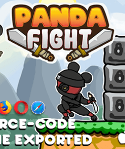 Panda Fight HTML5 Game - With Construct 3 File (.c3p)