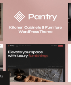 Pantry — Kitchen Cabinets & Furniture WordPress Theme