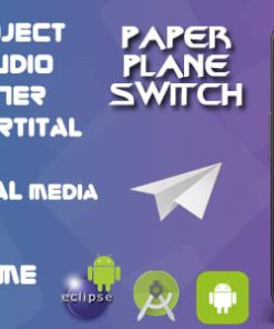 Paper Plane Switch - Android studio & Eclipse + Admob Ads + Endless + LeaderBoard + Share +Review