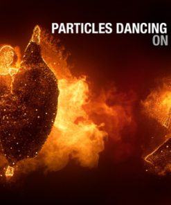 Particls Dancing Girl On Fire