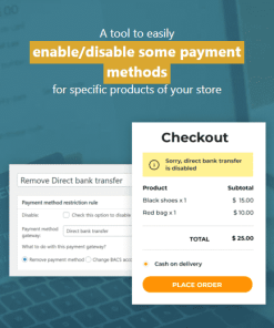YITH PAYMENT METHOD RESTRICTIONS FOR WOOCOMMERCE