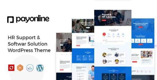 Payonline - Online Payroll and HR Software WordPress Theme