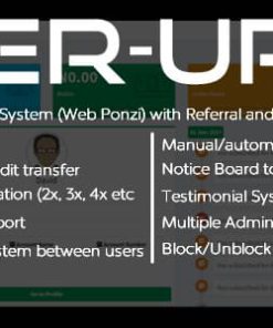 PeerUp - Peer-to-Peer Donation System with Referral, Wallet System and Bitcoin Payment