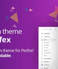 Perfex CRM - Flat Theme for Admin (Backend) Interface