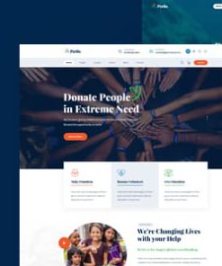 Perits - Non Profit Charity PSD Template