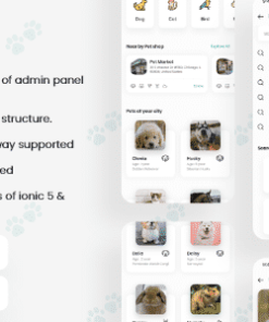 Pet Classified App with Adminpanel | Ionic 5 | Laravel | PetGo