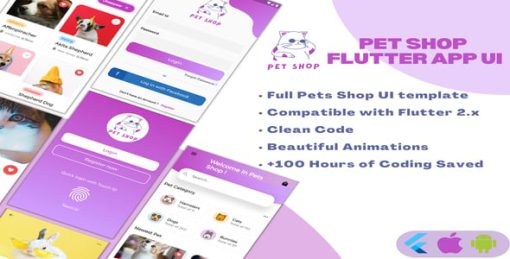 Pet Shop Flutter APP UI