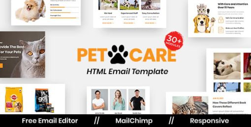 Petcare - Multipurpose Responsive Email Template