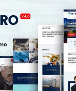 Petro - Industrial Company WordPress Theme