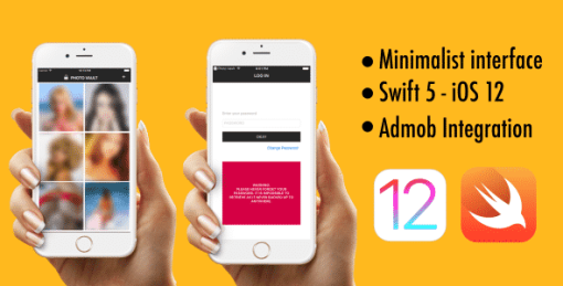 Photo Vault - Swift 5 - iOS 12 - AdMob