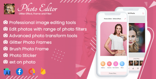 PhotoArt PhotoEditor - Glitter Effect, Frame and Filter | Android 12 Support
