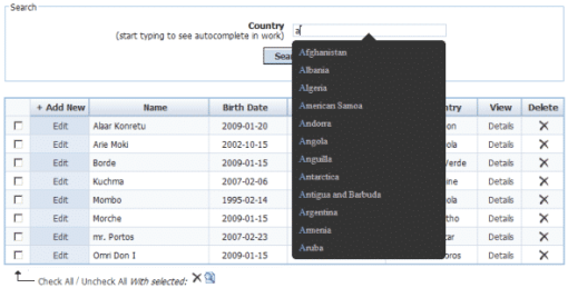 PHP DataGrid - Data-Bound Grid Control