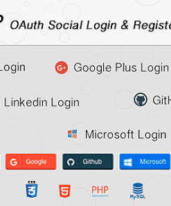 PHP OAuth Social Login & Register Script