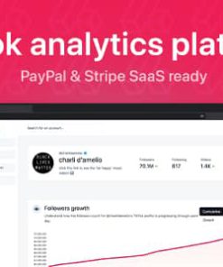 phpStatistics - TikTok Analytics Platform (SAAS Ready)