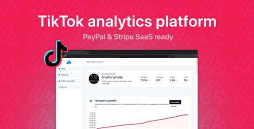 phpStatistics - TikTok Analytics Platform (SAAS Ready)