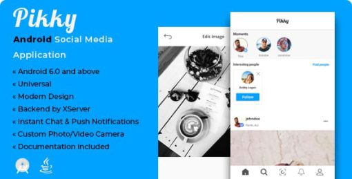 Pikky | Android Instagram-like Social Media Application [XServer]