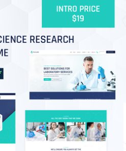 Pilelabs - Laboratory & Research WordPress Theme