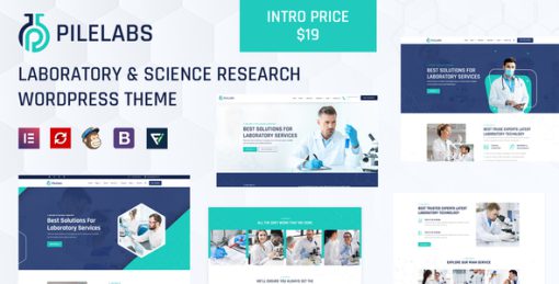 Pilelabs - Laboratory & Research WordPress Theme