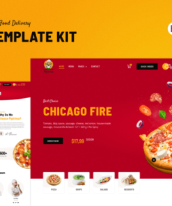 Pipirima — Pizza & Food Delivery Elementor Template Kit