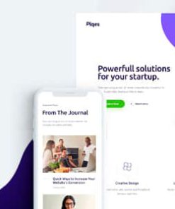 Piqes | Creative Startup & Agency WordPress Theme