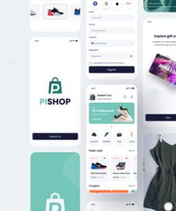 PiShop - Shopping App Figma UI Template