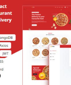 Pitza - Full Stack React Nextjs Single Restaurant Pizza Order And Delivery App