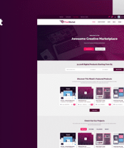 Pixel Market Online Marketplace HTML5 Template