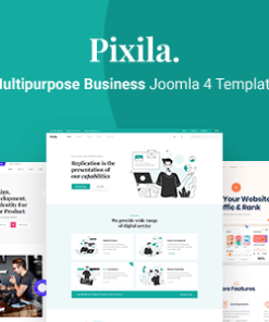 Pixila - Creative Multipurpose Joomla 4 Template