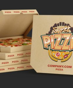 Pizza Box Mockup 4K