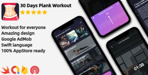 Plank Workout - iOS Workout Application