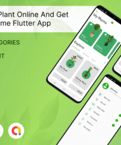 Plant Delivery website & flutter application with delivery boy in flutter