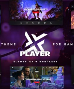 PlayerX - Gaming and eSports Theme