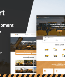 Plazart - Construction Equipment WordPress Theme