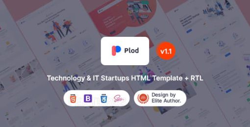 Plod - Technology & IT Startup HTML Template