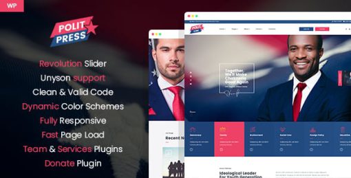 Politpress - Multipurpose Political WordPress theme