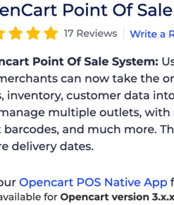 OpenCart Point Of Sale System (POS)
