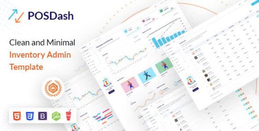 POSDash | VueJS, HTML Inventory Admin Template