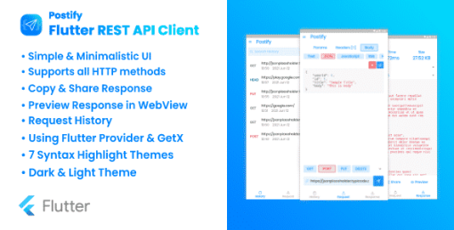 Postify - Flutter REST API Client