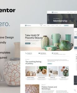 Pottero - Pottery & Ceramics Studio Elementor Template Kit