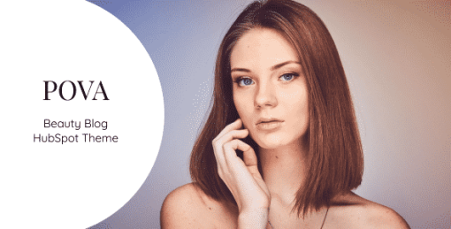 POVA - Beauty Blog HubSpot Theme