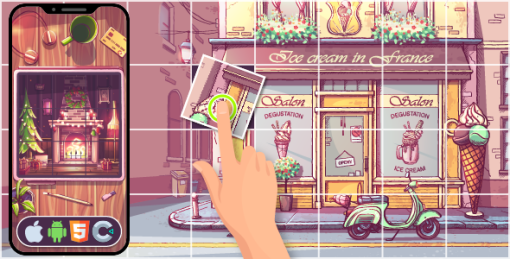 Premium Game - Art Puzzle - HTML5 Game, Construct 3