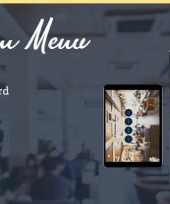 Premium Menu - iPad Menu Native App iOS Template