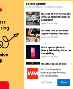 PressMag - News & Magazine PWA Mobile Template