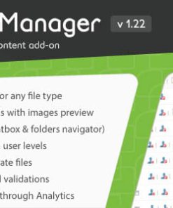 PrivateContent - Files Manager add-on