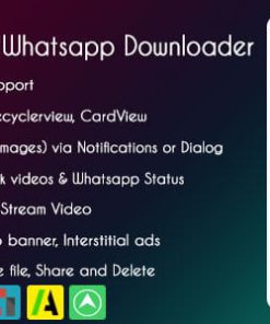 PRO Facebook Instagram Whatsapp Status Downloader with AdMob and StartApp & GDPR