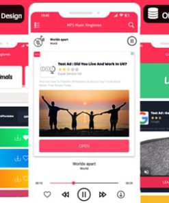 PRO Offline MP3 Musics & Ringtones - Admob Native Ads
