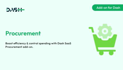 Procurement – Dash SaaS Add-on