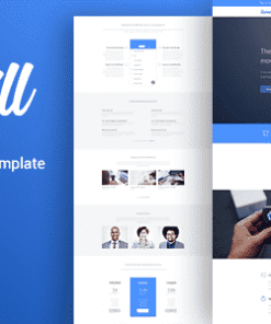 Product Landing Page WordPress Theme  - Sawmill