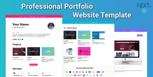 Professional Portfolio Website Template