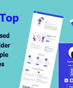 ProfileTop - Multiuser vCard, Resume and Portfolio Builder (SaaS)